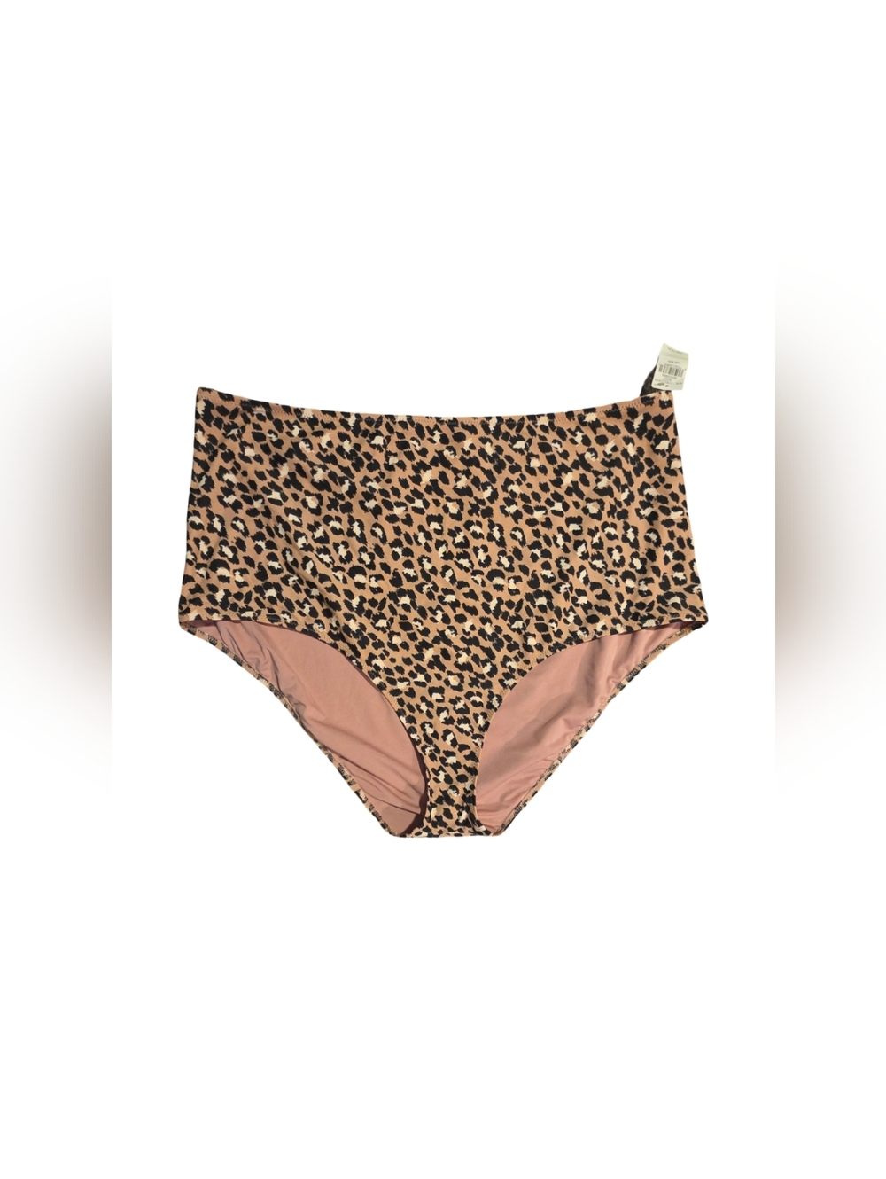 Aerie Leopard Print High Waist Bikini Bottoms Size XXL